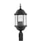 Designers Fountain Erving 3-Light Black Cast Aluminum Line Voltage Outdoor Weather Resistant Post Light 2986-BK - alternate 1